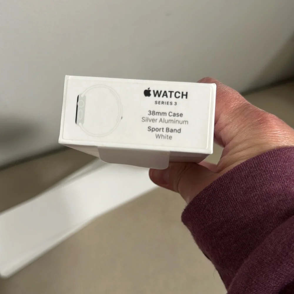 Official Apple Watch white band M/L side only  38 mm NWT; one side only M/L